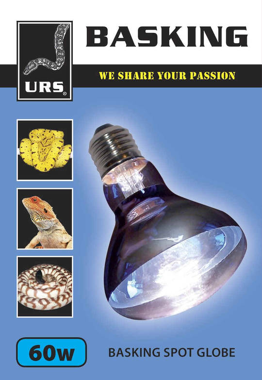 URS UVA Basking Heat Lamp 60 Watt